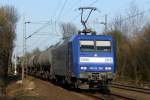 145-CL 206 auf der Hamm-Osterfelder Strecke in Recklinghausen-Suderwich 23.3.2012