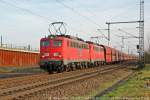 140 801-2 (RBH 165) und 140 815-2 mit einem Kohlezug am 19.03.2014 in Köln Porz Wahn.