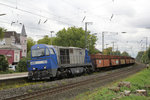 RBH 901 legt sich im Hauptbahnhof von Recklinghausen elegant in den Gleisbogen.
Aufgenommen am 7. Oktober 2015.