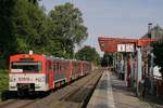 Schon in der Vergangenheit mussten Fremdfahrzeuge auf der S 28 aushelfen: Wegen Streckensperrungen rund um Wuppertal hatte der Verkehrsverbund Rhein-Ruhr 2017 die Regiobahn mit zusätzlichen