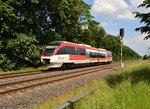 Ein Regiobahn-Triebwagen mit der Nr.