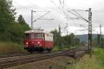 RSE MAN Schienenbus VT25 am 23.7.2011 bei Unkel.