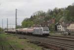 185 676-4 der Rurtalbahn zieht am 15.