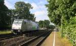 186 421-4 von der Rurtalbahn  kommt aus Richtung Aachen-West,Laurensberg,Richterich und fährt durch Kohlscheid und fährt als Lokzug aus Aachen-West nach Neuss  und fährt durch