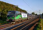 Rurtalbahn-Cargo RTB  Lok 193 230 (Eigentum der Leasingfirma ELL: 91 80 6193 230-0 D-ELOC) vom Typ Siemens Vectron-AC unterwegs mit Autotransportzug (Dacias).