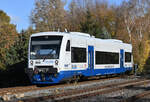 VT 743 Regio Shuttle der Rurtalbahn nach Düren, Ausfahrt Euskirchen - 24.11.2022