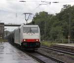 185 639-2 mit Kesselwagenzug in Fahrtrichtung Norden. Aufgenommen am 23.06.2011 in Eichenberg.