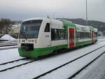 STB VT121,am 20.Januar 2024,im verschneiten Meiningen.