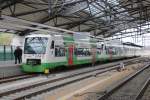 Dreierpack STB-Shuttle am 31.03.2012 im Erfurter Hauptbahnhof.