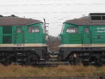 V300 001 und V300 002,von Starkenberger Baustoffwerke,hatten sich,am 02.Februar 2019,in Bergen/Rügen ganz toll lieb.