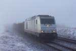 76 111 SWT bei Marktleuthen im Nebel am 25.02.2016.