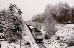 Selten das hier mal so viel Schnee liegt. Deshalb Habe ich einige Bilder von diesem Zug eingefangen. 76 111 ist hier zu sehen am 05.01.21 mit dem Schrottzug von Cheb/Cz nach Könitz bei der Einfahrt in Pößneck oberer Bahnhof.