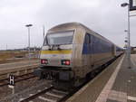 MRB 223 053 mit dem RE 27766 von Leipzig Hbf nach Chemnitz Hbf, am 16.12.2017 in Geithain.