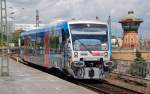 VT 011 erreichte am 19.06.11 aus Eilenburg kommend den Hbf Halle(S).