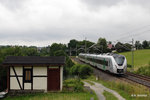 Neueingesetzter RE zwischen Dresden und Hof auf der KBS 510. Hier in Jößnitz ein Aufgenommener MRB Triebwagen 1440 am 28.06.2016