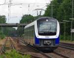 Nachdem ET 440 331 in Richtung Norden verschwunden war, kam er nach kurzer Zeit allerdings schon wieder zurck in Richtung Sden. Aufgenommen am 06.07.2010 in Radbruch.