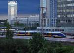 NordWestBahn: Abendstimmung auf dem Hauptbahnhof Essen vom 8.