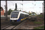 VT 648376 der NWB fährt am 04.07.2016 um 08.43 Uhr auf Gleis 12 in den unteren HBF Osnabrück ein.