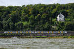 Das Desiro ML-Duo 460 015-0 & 460 502-2 war Anfang August 2021 bei Remagen unterwegs.