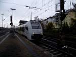 Ein ET 460 von Trans Regio Mittelrheinbahn erreicht Mainz Hbf am 30.10.12