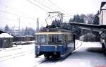 T 6 der Trossinger Eisenbahn im Februar 1991 in Trossingen Stadt