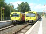 An Samstagen, Sonn- und Feiertagen findet immer zur vollen Stunde im Bahnhof Kppern eine Zugkreuzung statt, dabei tragen die Zge in den allermeisten Fllen die Fahrtziele Bad Homburg und