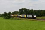 189 150 + 189 926 mit DGS 43101 von Wanne Eickel nach Verona Quadrante Europa am 04.08.2012 unterwegs bei Hilperting.