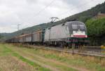 182 529-8 (ES 64 U2-029) mit H-Wagenzug in Fahrtrichtung Norden. Aufgenommen am 15.09.2012 in Ludwigsau-Friedlos.