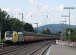 ES 64 U2-010 mit einem ARS-Autozug am 8.8.2012 in Kreiensen