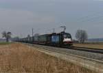 182 567 „ETCS: Trainguard“ mit dem TXL-Walterzug von Wanne Eickel nach Wien am 28.03.2013 bei Langenisarhofen.