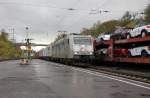 185 540-2 mit Containerzug in Fahrtrichtung Norden.