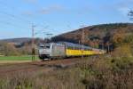 185 531 mit DGS 75737 Bremerhaven Kaiserhafen - Dingolfing am 07.11.2014 bei Einbeck-Salzderhelden