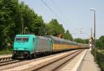 185 617 mit DGS 75738 (TXL, Dingolfing–Bremerhaven) am 22.05.2014 in Laaber