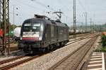 ES 64 U2-012 von TX Logistik AG am 05.09.2014 als Tfzf in Weil am Rhein nach Basel Bad Bf. Sie bespannte an diesem Tag einen AKE Rheingold aus der Schweiz nach Norddeutschland.