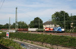 Veolia 185-CL 002 mit dem Bous-Zug von Düsseldorf-Rath nach Bous (Saar), aufgenommen am Nordkopf von Köln-Kalk Nord.
Aufnahmedatum: 17. Juni 2009