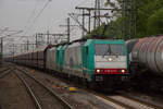 VPS 186 247-3 mit einem schweren Kohlezug in Hamburg Harburg, am 21.05.2019.