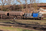 Verkehrsbetriebe Peine Salzgitter Lok 623 (Vossloh Locomotives G6 D) mit Sinterzug 