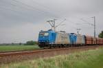 185 530-3 und 185 519-6 VPS am 28.04.2009 bei Woltorf