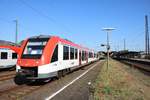 VIAS/Odenwaldbahn Alstom Lint 54 VT 203 am 30.06.18 in Hanau Hbf