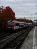 Ein VIAS/Odenwaldbahn Itino Dreier Pack am 03.11.11 in Frankfurt am Main Griesheim