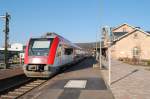 VIAS VT 107.1 und ein weiterer VT von Erbach nach Darmstadt HBF in Michelstadt. 15.03.07