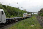 Der D-VTG 37 80 9399 001-8 Uarrss verkehrte zusammen mit dem VTG 51 80 8969 001-1 D(Ausst) am 20.05.2023 in Eichenberg Richtung Göttingen.