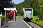 646 417 fährt im Hp Schutzbach ein (18,8,16).