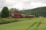 155 110-0 (WFL) fuhr am 17.06.17 den Piko-Sonderzug von Berlin nach Pressig Rothenkirchen.