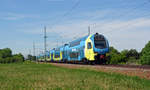 445 003 der Westfalenbahn war am 28.05.17 im Sonderverkehr nach Wittenberg eingesetzt.