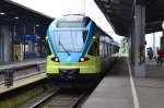 ET 019 der Westfalenbahn wartet am 18.07.2012 in Osnabrck auf seinen nchsten Einsatz als RB66 nach Mnster