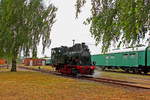 Die Lok „Emma“ der H. F. Wiebe beim Sommerdampf am 07.07.2019 im Historischen Lokschuppen Wittenberge.