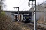 Lok 561 bei Kerpen/Buir aus Richtung Tagebaugebiet Hambach (24.03.2012)