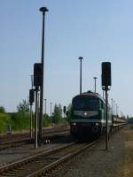 Am Samstag den 27.07.13 ging es mit der IG 58 3047 Glauchau (Veranstalter) und der Erzgebirgsbahn (642 237) auf eine Exkursionsfahrt zur Wismut.