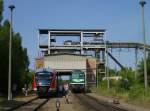 Am Samstag den 27.07.13 ging es mit der IG 58 3047 Glauchau (Veranstalter) und der Erzgebirgsbahn (642 237) auf eine Exkursionsfahrt zur Wismut.